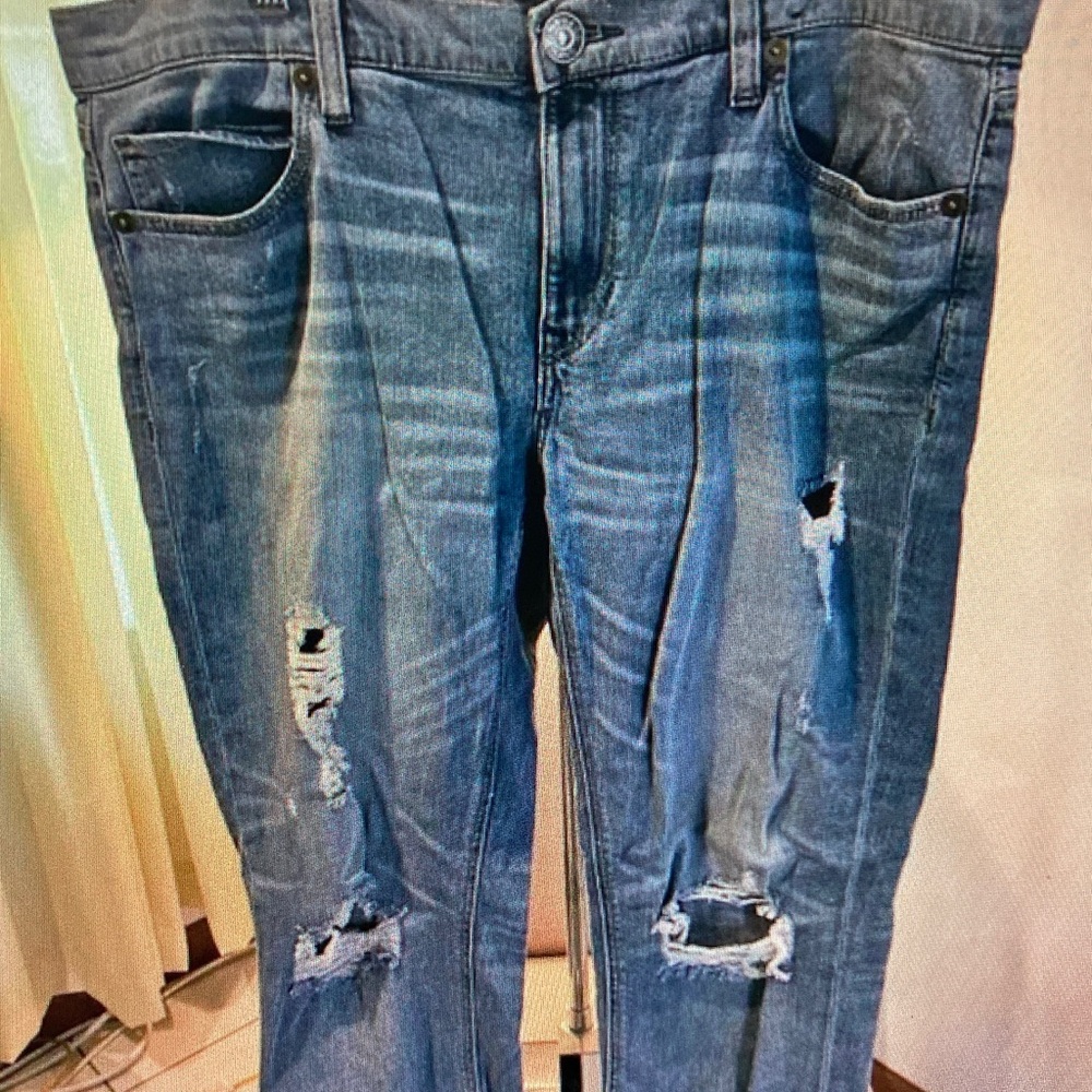 Distressed Blue Women’s Jeans